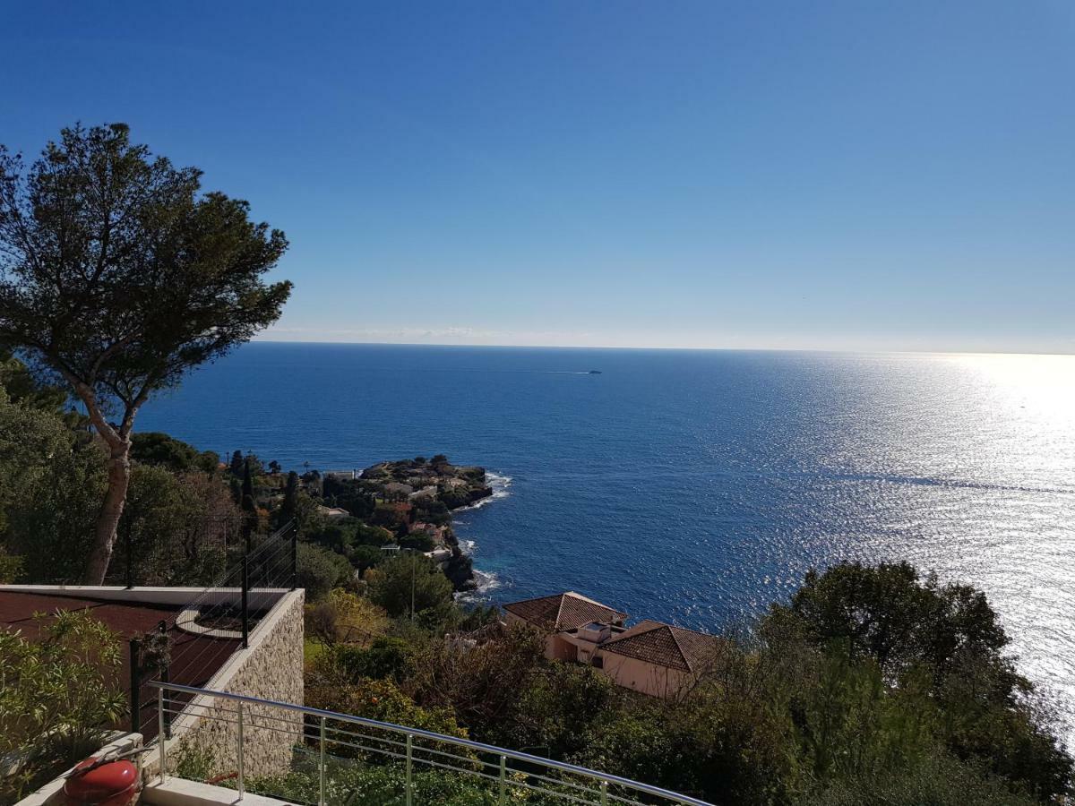 Vue Mer.Tranquilite.Cap D'Ail A 10 Mn De Monaco Cap-d’Ail Exterior foto